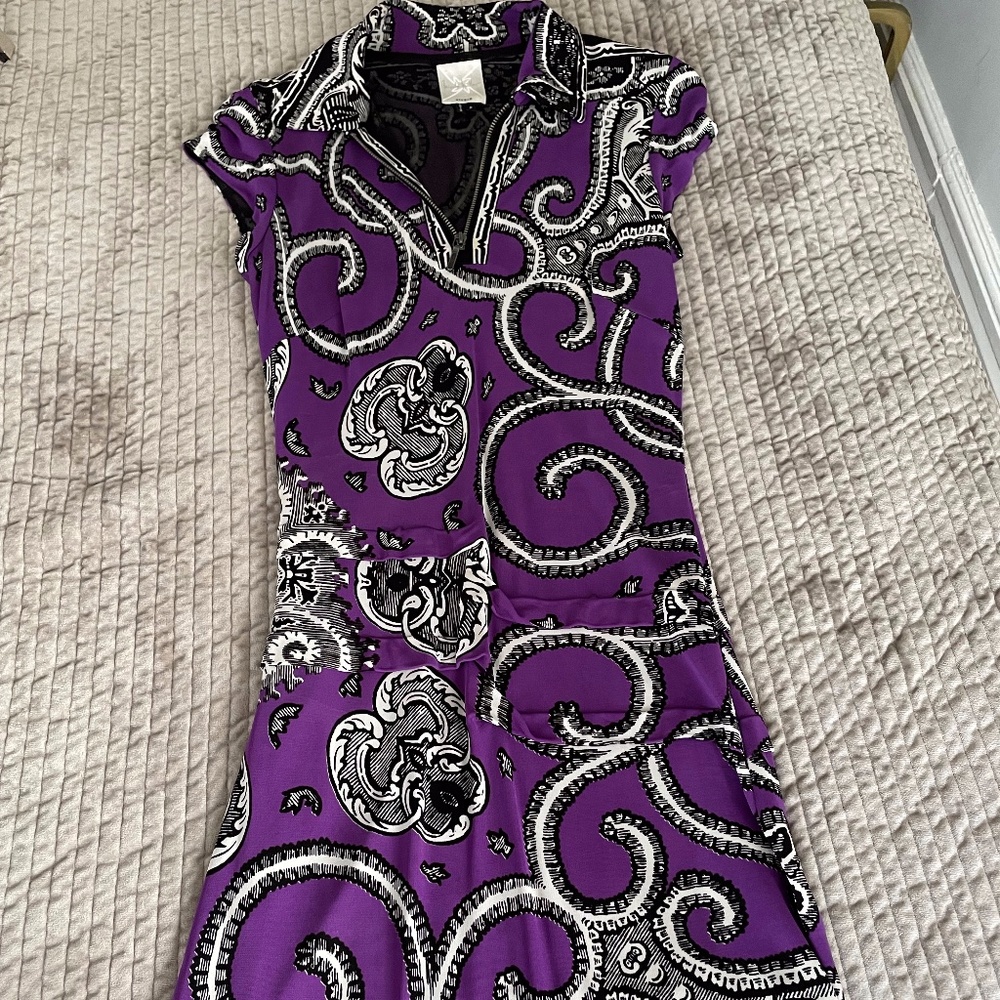 Nicole Miller Plum dress